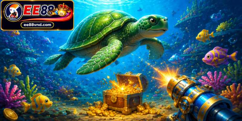 Bắn Cá Rùa Xanh EE88 – Hành Trình Săn Boss Huyền Thoại Dưới Đáy Đại Dương